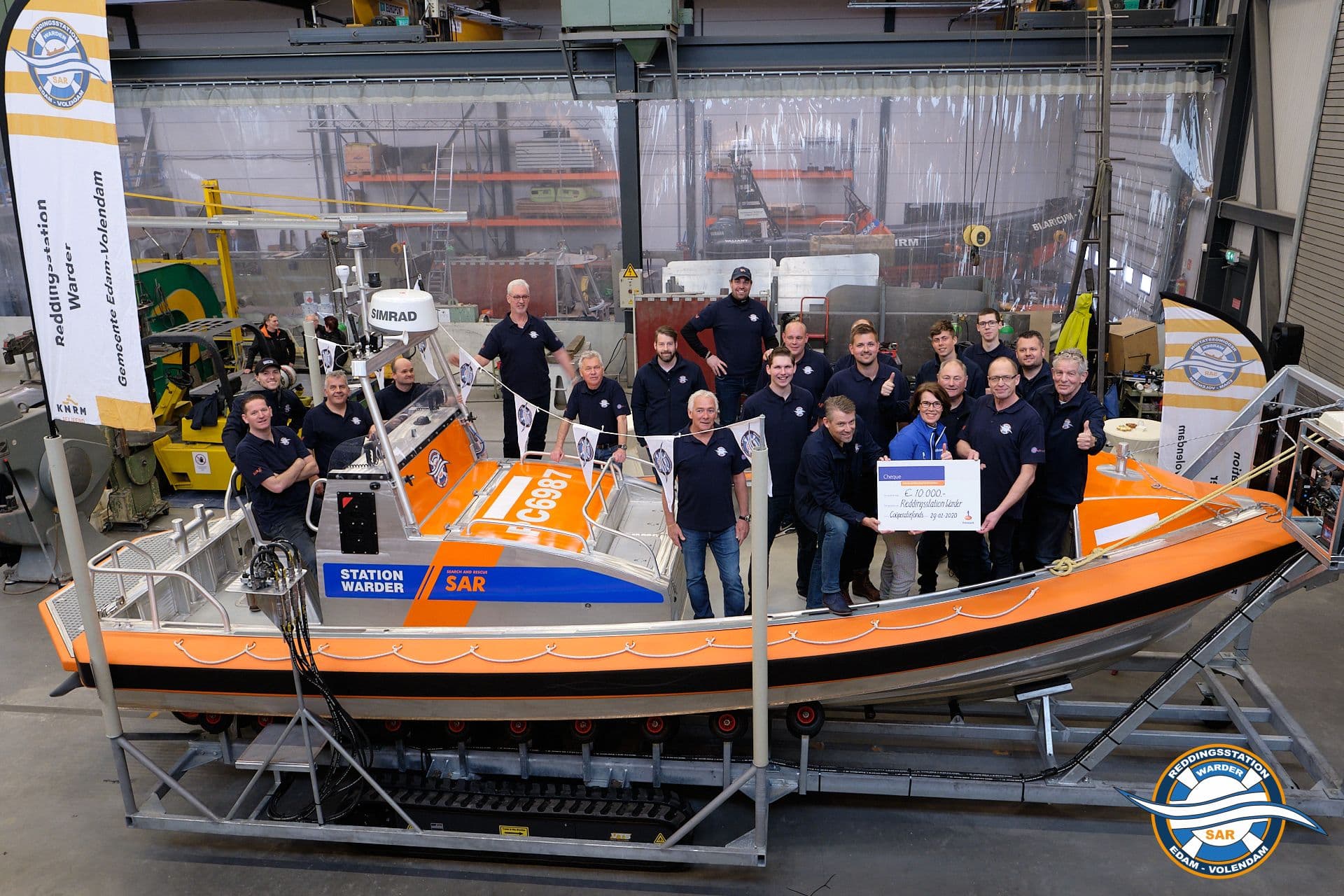 Nieuwe reddingboot gedoopt foto 15